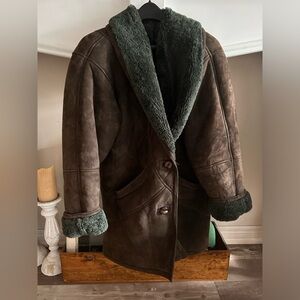 Unique sheepskin coat